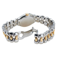 ティファニー ティソロ 腕時計 L0112 クオーツ ホワイト文字盤 ステンレススチール K18YG イエローゴールド レディース TIFFANY&Co. 【中古】