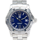 タグホイヤー エクスクルーシブ 腕時計 WN1312 クオーツ ネイビー文字盤 ステンレススチール レディース TAG HEUER 【中古】