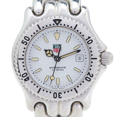 タグホイヤー セル 腕時計 WG1310-2 クオーツ ホワイト文字盤 ステンレススチール レディース TAG HEUER 【中古】