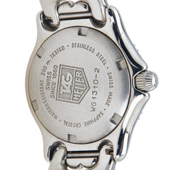 タグホイヤー セル 腕時計 WG1310-2 クオーツ ホワイト文字盤 ステンレススチール レディース TAG HEUER 【中古】