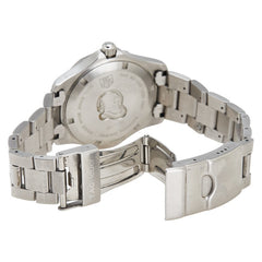 タグホイヤー アクアレーサー デイト 腕時計 WAF1110 クオーツ ブラック文字盤 ステンレススチール メンズ TAG HEUER 【中古】