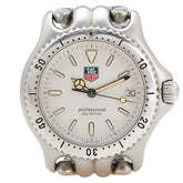 タグホイヤー プロフェッショナル 腕時計 S99.013 クオーツ ホワイト文字盤 ステンレススチール サファイアガラス ボーイズ TAG HEUER 【中古】