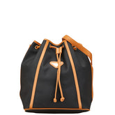 サンローラン 斜め掛け ショルダーバッグ ブラック ブラウン PVC レザー レディース SAINT LAURENT 【中古】