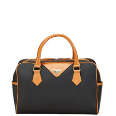 サンローラン ミニボストンバッグ ハンドバッグ ブラック ブラウン PVC レザー レディース SAINT LAURENT 【中古】