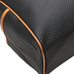 サンローラン ミニボストンバッグ ハンドバッグ ブラック ブラウン PVC レザー レディース SAINT LAURENT 【中古】