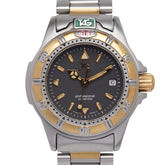 タグホイヤー プロフェッショナル 腕時計 WF1422-0 クオーツ ブラック文字盤 ステンレススチール メッキ レディース TAG HEUER 【中古】