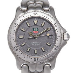 タグホイヤー セル 腕時計 WG1213-K0 クオーツ グレー文字盤 ステンレススチール ボーイズ TAG HEUER 【中古】