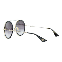 グッチ バンブルビー サングラス ラウンド グラデーションレンズ GG0061S ブラック ゴールド プラスチック レディース GUCCI 【中古】