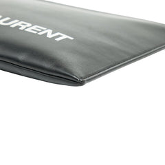 サンローラン ロゴ クラッチバッグ セカンドバッグ ブラック マルチカラー レザー レディース SAINT LAURENT 【中古】