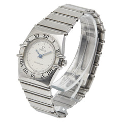 オメガ コンステレーション 腕時計 クオーツ シルバー文字盤 ステンレススチール レディース OMEGA 【中古】