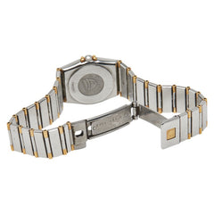 オメガ コンステレーション 腕時計 1370.20.00 クオーツ ホワイト文字盤 ステンレススチール イエローゴールド レディース OMEGA 【中古】