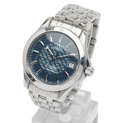 オメガ シーマスター120 ジャック マイヨール1997 腕時計 2500.80 自動巻き ブルー文字盤 ステンレススチール メンズ OMEGA 【中古】