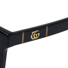 グッチ サングラス アジアンフィット GG0637SK ブラック プラスチック レディース GUCCI 【中古】