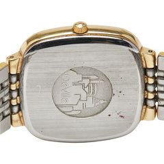 オメガ デビル 腕時計 クオーツ ゴールド文字盤 ステンレススチール メッキ メンズ OMEGA 【中古】