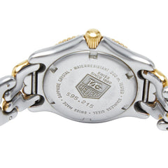 タグホイヤー セル 腕時計 S95.215 クオーツ グレー文字盤 ステンレススチール メッキ レディース TAG HEUER 【中古】
