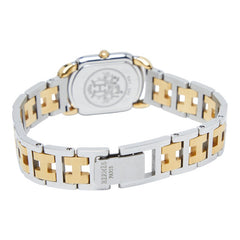 エルメス ラリー 腕時計 RA1.240 クオーツ ベージュ文字盤 ステンレススチール メッキ レディース HERMES 【中古】