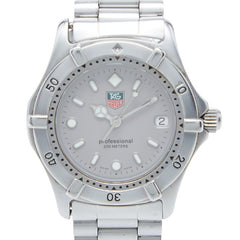 タグホイヤー プロフェッショナル200 腕時計 WE1211-R クオーツ シルバー文字盤 ステンレススチール ボーイズ TAG HEUER 【中古】