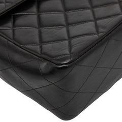 シャネル デカマトラッセ30 ココマーク チェーン ショルダーバッグ ブラック レザー レディース CHANEL 【中古】