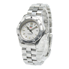 タグホイヤー プロフェッショナル200 腕時計 WK1312 クオーツ シルバー文字盤 ステンレススチール レディース TAG HEUER 【中古】