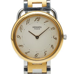 エルメス アルソー 腕時計 クオーツ ステンレススチール メッキ ボーイズ HERMES 【中古】