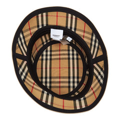 バーバリー バケットハット サイズ:XL ベージュ コットン メンズ BURBERRY 【中古】