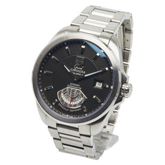 タグホイヤー グランドカレラ キャリバー6 腕時計 WAV511A 自動巻き ブラック文字盤 ステンレススチール メンズ TAG HEUER 【中古】