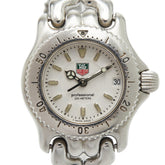 タグホイヤー セル 腕時計 WG1412-0 クオーツ ホワイト文字盤 ステンレススチール レディース TAG HEUER 【中古】
