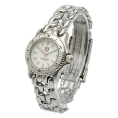 タグホイヤー セル 腕時計 WG1412-0 クオーツ ホワイト文字盤 ステンレススチール レディース TAG HEUER 【中古】