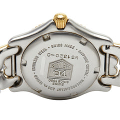 タグホイヤー セル プロフェッショナル200 腕時計 WG1320-0 クオーツ グレー文字盤 ステンレススチール メッキ ボーイズ TAG HEUER 【中古】