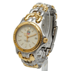 タグホイヤー セル プロフェッショナル200 腕時計 S95.713K クオーツ ベージュ文字盤 ステンレススチール メッキ ボーイズ TAG HEUER 【中古】