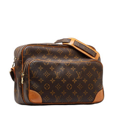 ルイ ヴィトン モノグラム ナイル 斜め掛け ショルダーバッグ M45244 ブラウン PVC レザー レディース LOUIS VUITTON 【中古】