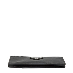 プラダ 三角ロゴプレート コインケース カードケース 2MC084 ブラック サフィアーノレザー レディース PRADA 【中古】
