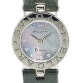 ブルガリ ビーゼロワン 腕時計 BZ22S クオーツ ステンレススチール エナメル レディース BVLGARI 【中古】