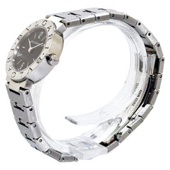ブルガリ ブルガリブルガリ 腕時計 BB23SS クオーツ ブラック文字盤 ステンレススチール レディース BVLGARI 【中古】