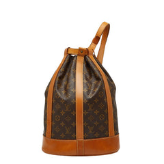 ルイ ヴィトン モノグラム ランドネPM ショルダーバッグ ボディバッグ M42243 ブラウン PVC レザー レディース LOUIS VUITTON 【中古】