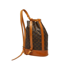 ルイ ヴィトン モノグラム ランドネPM ショルダーバッグ ボディバッグ M42243 ブラウン PVC レザー レディース LOUIS VUITTON 【中古】