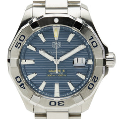 タグホイヤー アクアレーサー キャリバー5 腕時計 WAY2012 自動巻き ブルー文字盤 ステンレススチール メンズ TAG HEUER 【中古】
