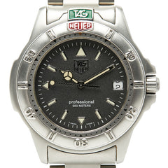 タグホイヤー 4000シリーズ 腕時計 WF1111-0 クオーツ グレー文字盤 ステンレススチール メンズ TAG HEUER 【中古】