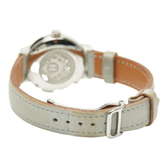 エルメス ノマード 腕時計 NO1.210 シルバー文字盤 ステンレススチール レザー レディース HERMES 【中古】