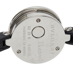 ブルガリ ビーゼロワン 腕時計 BZ22S クオーツ ブラック文字盤 ステンレススチール ラバー レディース BVLGARI 【中古】
