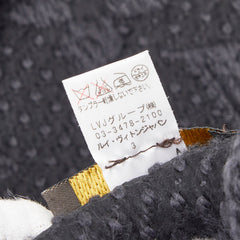 ルイ ヴィトン モノグラム エシャルプロゴマニア マフラー 413287 ブラック ウール シルク レディース LOUIS VUITTON 【中古】