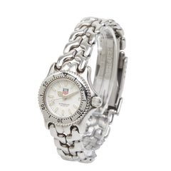タグホイヤー プロフェッショナル 腕時計 WG1412-0 クオーツ ホワイト文字盤 ステンレススチール レディース TAG HEUER 【中古】