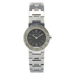 ブルガリ ブルガリブルガリ 腕時計 BB23SS クオーツ ブラック文字盤 ステンレススチール レディース BVLGARI 【中古】
