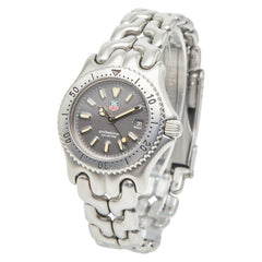 タグホイヤー プロフェッショナル 腕時計 S99.215 クオーツ グレー文字盤 ステンレススチール レディース TAG HEUER 【中古】