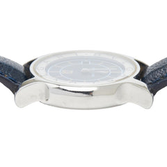 ブルガリ ソロテンポ 腕時計 ST29S スイス製クオーツ ネイビー文字盤 ステンレススチール レザー レディース BVLGARI 【中古】