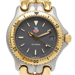 タグホイヤー セル 腕時計 S95.213 クオーツ グレー文字盤 ステンレススチール メッキ メンズ TAG HEUER 【中古】
