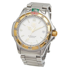 タグホイヤー 200 METERS プロフェッショナル 腕時計 995.713A スイス製クオーツ ベージュ文字盤 ステンレススチール メンズ TAG HEUER 【中古】