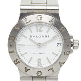 ブルガリ ディアゴノ スポーツ 腕時計 LCV29S 自動巻き ホワイト文字盤 ステンレススチール メンズ BVLGARI 【中古】