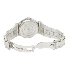 ブルガリ ディアゴノ スポーツ 腕時計 LCV29S 自動巻き ホワイト文字盤 ステンレススチール レディース BVLGARI 中古