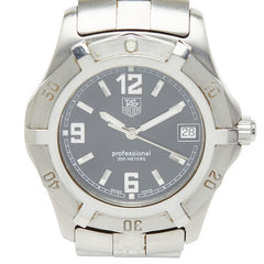 タグホイヤー エクスクルーシブ 腕時計 WN1110 クオーツ ブラック文字盤 ステンレススチール メンズ TAG HEUER 【中古】
